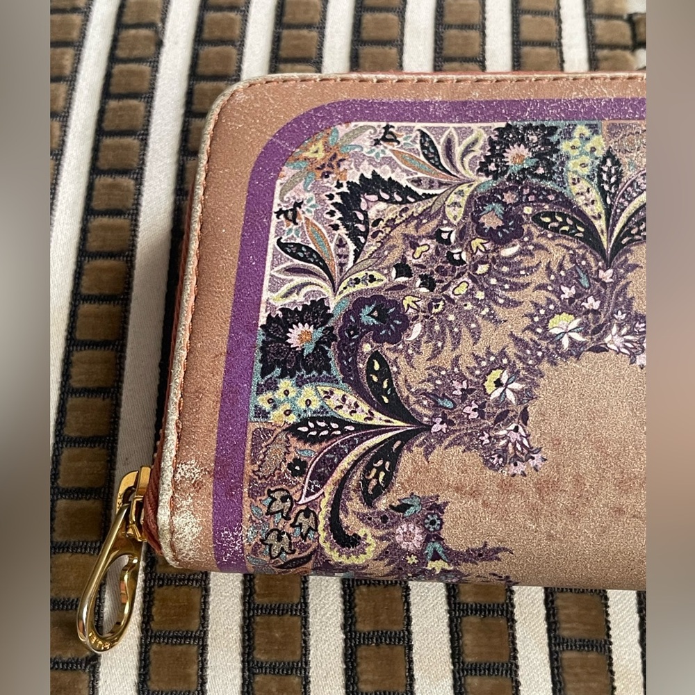 Etro Leather Pattern Print Wallet - Picture 7 of 12